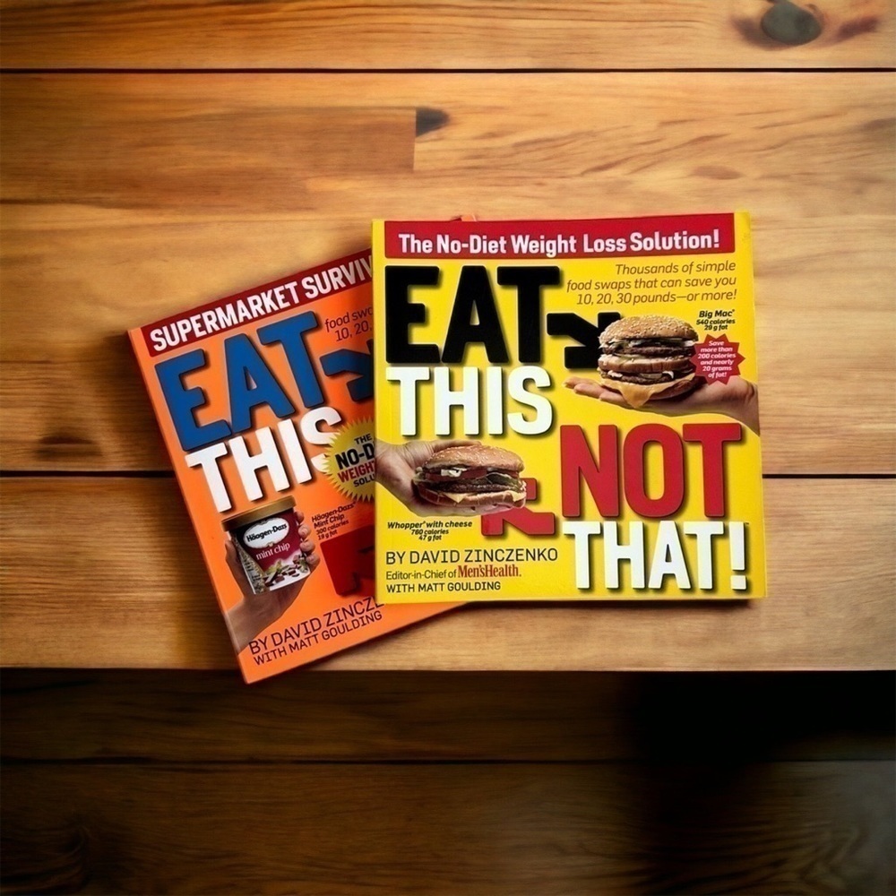 (Set of 2)• Eat This, Not That! • No-Diet Weight Loss Solution+Supermark…
